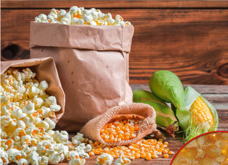 Majs, Nana F1, popcorn